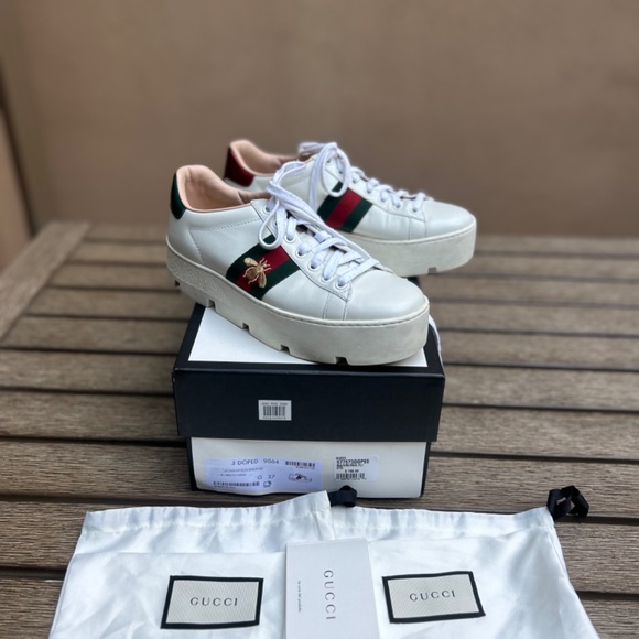 Gucci Ace Platform sneaker Authentic - Picture 7 of 8